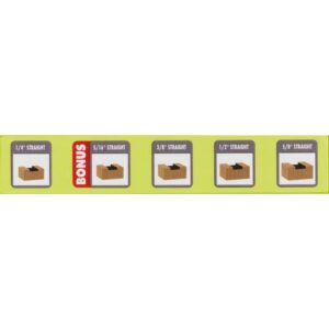 RYOBI Straight Router Bit Set (5-Piece)