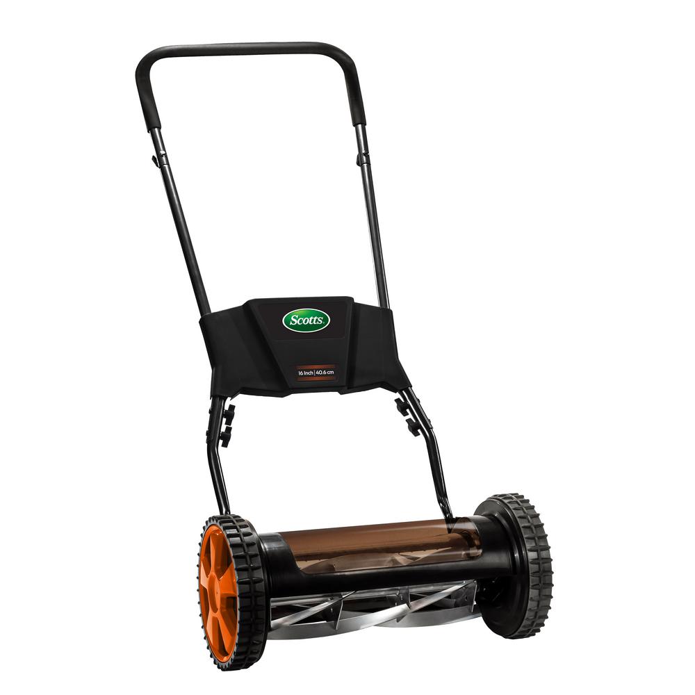 Scotts 16 in. 5-Blade Manual Premium Push Walk Behind Reel Lawn Mower