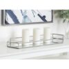 Kate and Laurel Felicia Silver Decorative Tray