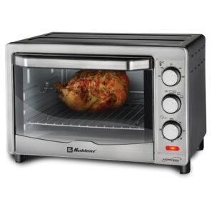 Koblenz Kitchen Magic Collection Silver 24-Liter Oven with Rotisserie