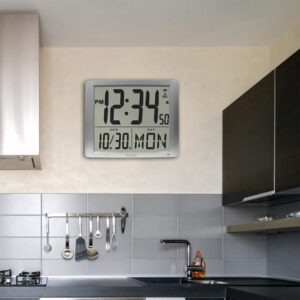 La Crosse Technology 16 in. x 20 in. Super Large Atomic Digital Wall Clock