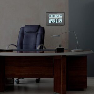La Crosse Technology Atomic Full Calendar Digital Clock with Extra Large Digits - Perfect Gift for the Elderly