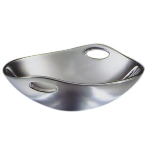 Nambe Classic 32 oz. Alloy Handled Bowl