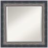 Amanti Art Quicksilver Scoop 25.75 in. x 25.75 in. Bathroom Vanity Wall Mirror