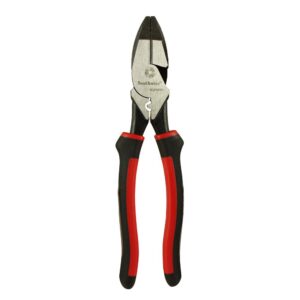 Southwire 9 in. Hi-Leverage Side Cutting Pliers with Crimp-Tape Puller