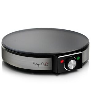 MegaChef 113 sq. in. Stainless Steel Electric Griddle