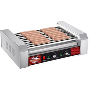 Great Northern Commercial 24-Hot Dog 290 sq. in. Stainless Steel Indoor Grill