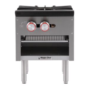 Magic Chef Commercial Countertop Single Stock Pot Gas Cooktop