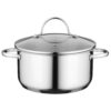 BergHOFF Essentials Comfort 3.3 qt. Round Stainless Steel Casserole Dish with Glass Lid