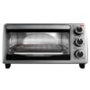 BLACK+DECKER 4-Slice Stainless Steel Toaster Oven