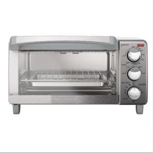 BLACK+DECKER 4-Slice Stainless Steel Toaster Oven