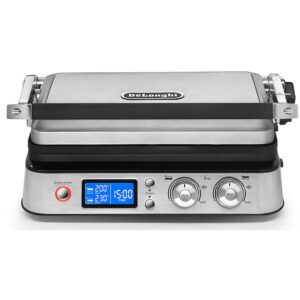 DeLonghi Livenza All-Day 130 sq. in. Stainless Steel Non-Stick Indoor Grill