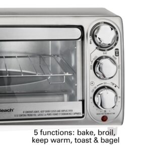 Hamilton Beach 1100-Watt 4-Slice Stainless Steel Toaster Oven