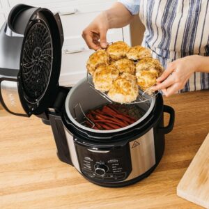 NINJA Foodi 8 Qt. Stainless Steel Pressure Cooker and Air Fryer