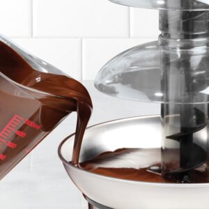 Nostalgia 2 lb. 3-Tier Chocolate Fondue Fountain