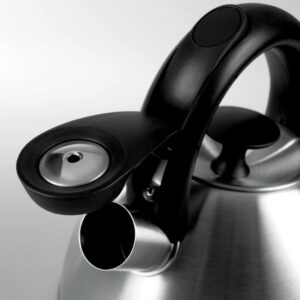 OXO Good Grips Click-Click 8.4-Cup Brushed Stainless Steel Tea Kettle