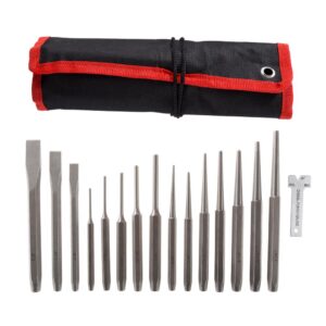 Stalwart Chisel and Punch Set (16-Piece)