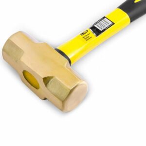 Stark 3 lbs. Brass Sledge Hammer with Fiberglass Handle