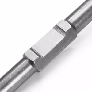 Stark 5-3/8 in. x 17-1/2 in. x 1-1/8 in. Hex Shank Clay Spade Steel Shovel Bit for Electric Demolition Jack Hammer