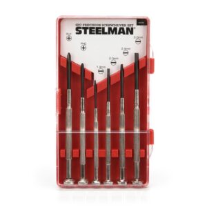 Steelman Precision Phillips and Slotted Screwdriver Set (6-Piece)