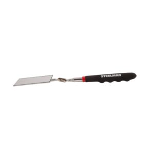 Steelman 30 in. L Telescoping 2 in. x 3.5 in. Inspection Mirror Tool