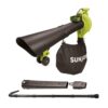 Sun Joe 250 MPH 440 CFM 14 Amp Electric Handheld Blower/Vacuum/Mulcher with Gutter Attachment