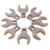 SUNEX TOOLS 1/2 in. Drive Jumbo Metric Crowfoot Wrench Set (8-Piece)