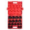 SUNEX TOOLS 3/4 in. Drive Heavy Duty Metric Impact Socket Set (17-Piece)