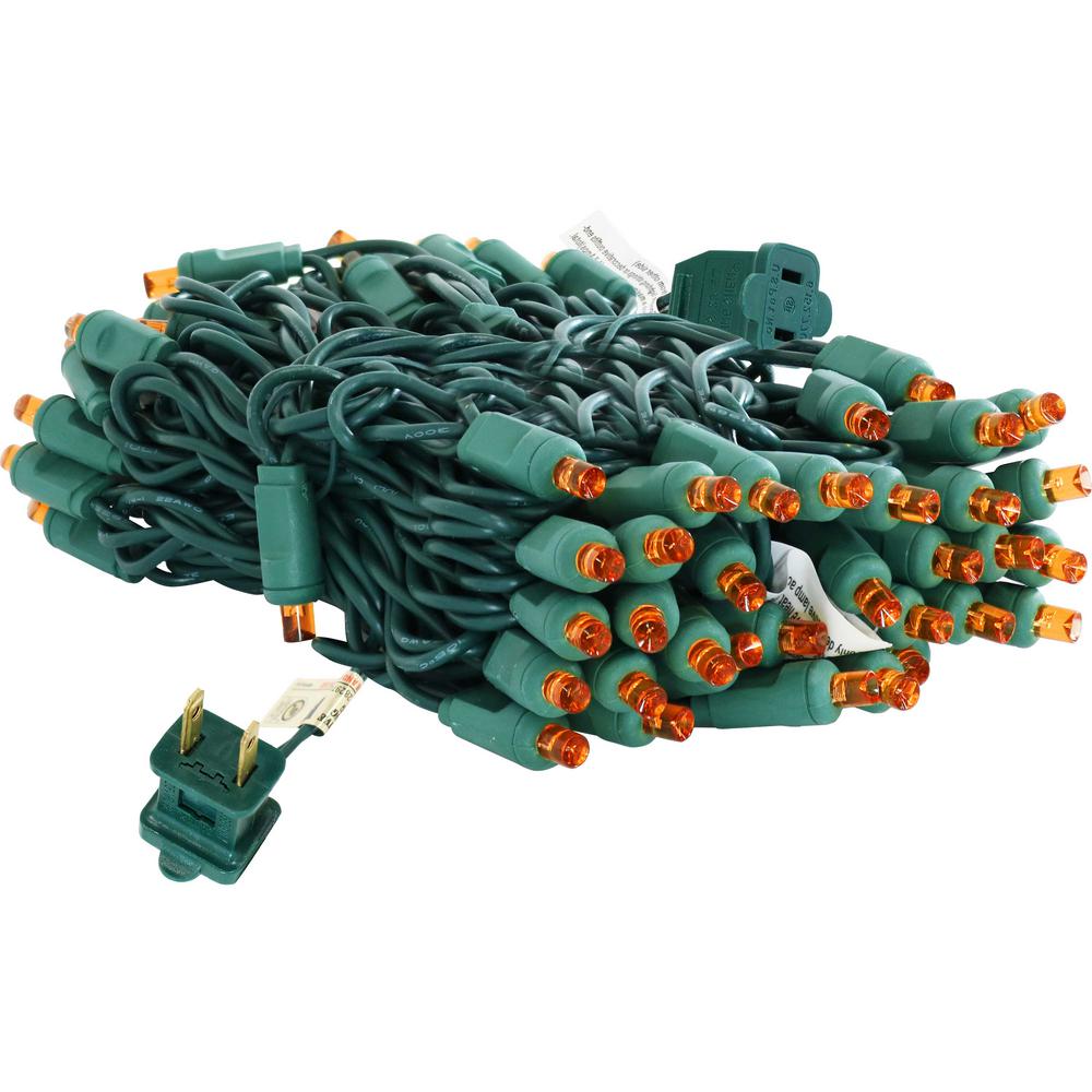 Sunnydaze Decor 22 ft. 5 mm W Angle 70-Count Multi-Seasonal Decor LED String Lights - Orange
