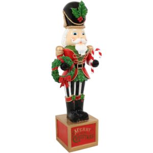 Sunnydaze Decor 48 in. Christmas Nutcracker Indoor/Outdoor Statue