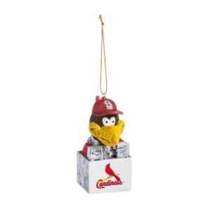 Team Sports America St Louis Cardinals 1-1/2 in. MLB Mascot Tiki Totem Christmas Ornament