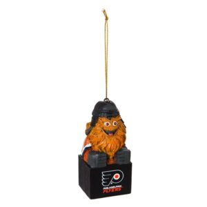 Team Sports America Philadelphia Flyers 1-1/2 in. NHL Gritty Mascot Tiki Totem Christmas Ornament
