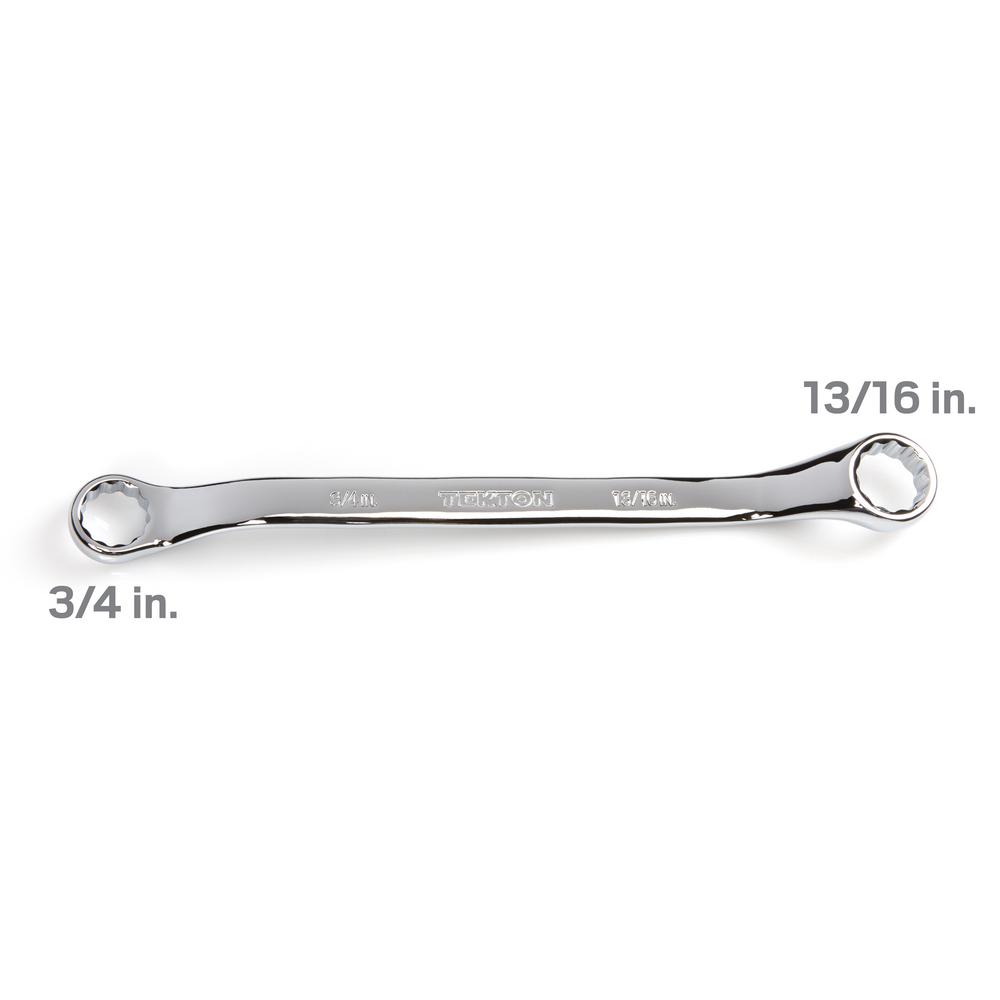 TEKTON 3/4 in. x 13/16 in. 45° Offset Box End Wrench