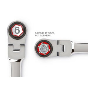 TEKTON 5/16-3/4 in. Flex-Head Ratcheting Box End Wrench Set (4-Piece)