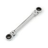 TEKTON 12 mm x 14 mm Flex-Head Ratcheting Box End Wrench