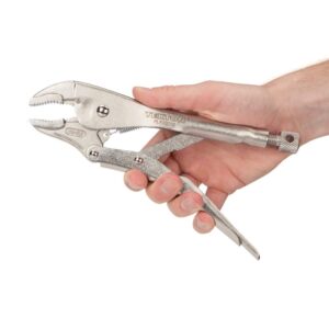 TEKTON 10 in. Curved Jaw Locking Pliers