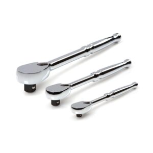 TEKTON 1/4 in., 3/8 in., 1/2 in. Ratchet Set (3-Piece)