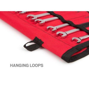 TEKTON 8-19 mm Flex-Head Ratcheting Combination Wrench Set with Pouch (12-Piece)
