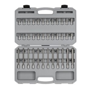 TEKTON 3/8 in. Drive Torx and Tamper-Resistant Torx Bit Socket Set (36-Piece)