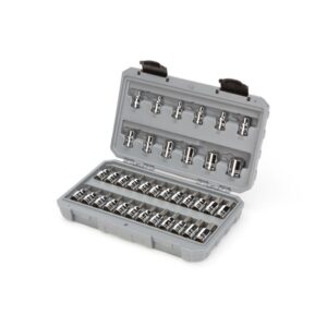 TEKTON 3/8 in. Drive Torx/TR Torx Bit and External Star Socket Set (36-Piece)