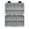 TEKTON 1/2 Inch Drive Torx/TR Torx Bit & External Star Socket Set, 30-Piece (T20-T60, TR20-TR60, E8-E24)