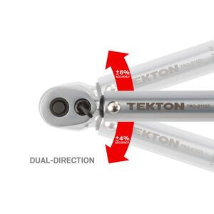 TEKTON 1/4 in. Drive Dual-Direction Click Torque Wrench (10-150 in./lb.)
