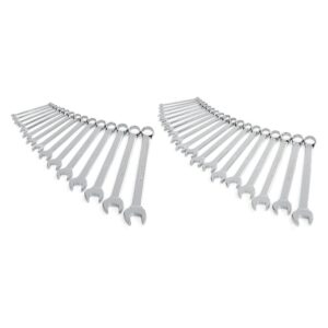 TEKTON 1/4-1 in., 6 mm - 24 mm Combination Wrench Set (34-Piece)