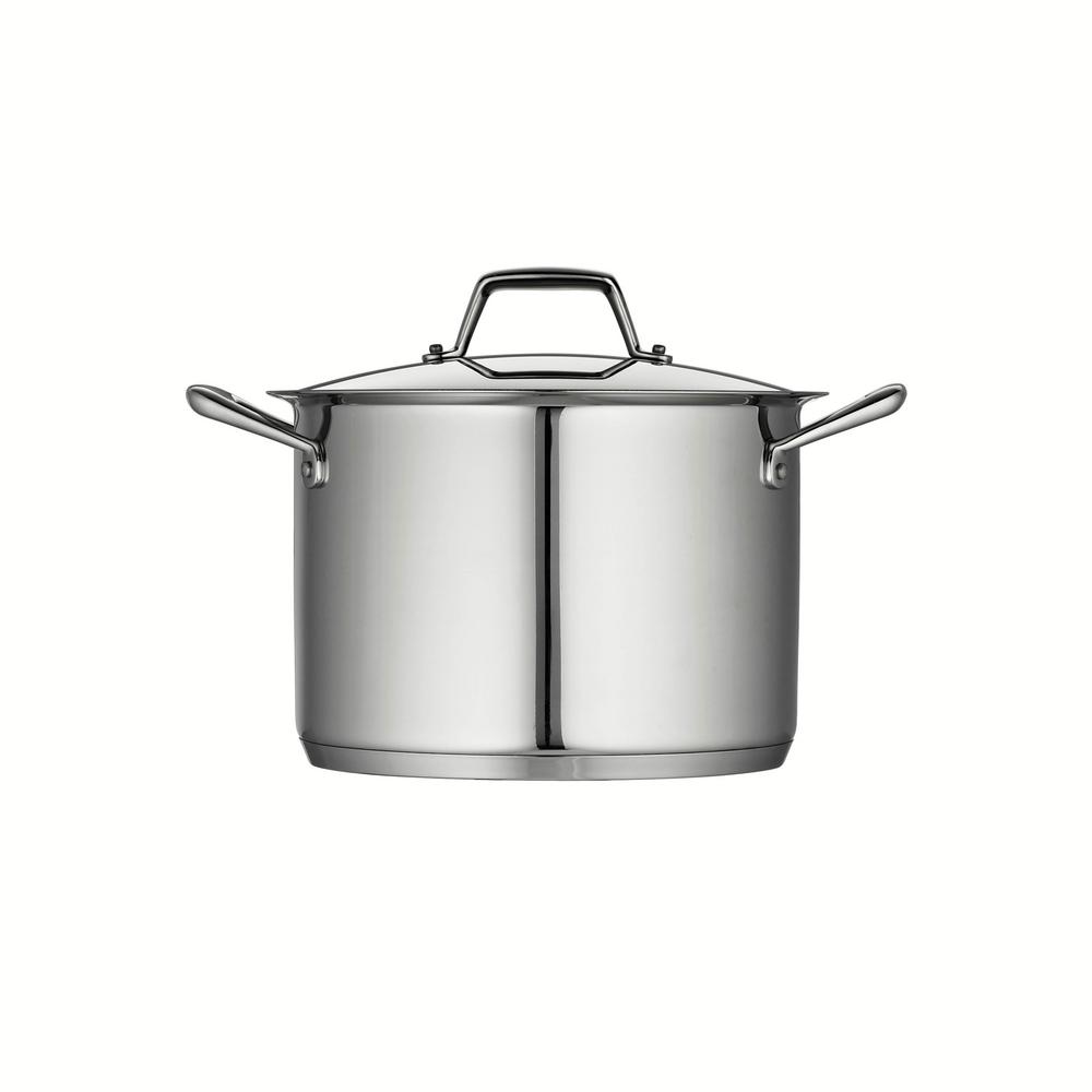 Tramontina Gourmet Prima 8 qt. Stainless Steel Stock Pot with Lid