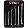 URREA Box End 45-Degrees 12-Point Chrome Wrench Set (6-Piece)