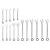 URREA 12-Point Combination Chrome Wrench Set (16-Piece)