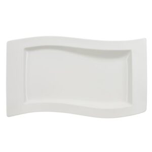 Villeroy & Boch NewWave White Porcelain 19.5 in. Rectangular Platter