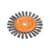 WALTER SURFACE TECHNOLOGIES 8 in. Bench Wheel Brush with Knot-Twisted Wires 5/8 in. Arbor