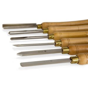 WEN Artisan Chisel Set with 6 in. High-Speed Steel Blades and 10 in. England Beech Handles (6-Piece)