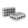 WEN 25 mm x 50 mm x 75 mm Steel-Hardened Metric Precision 123 Gauge Blocks (2-Pack)